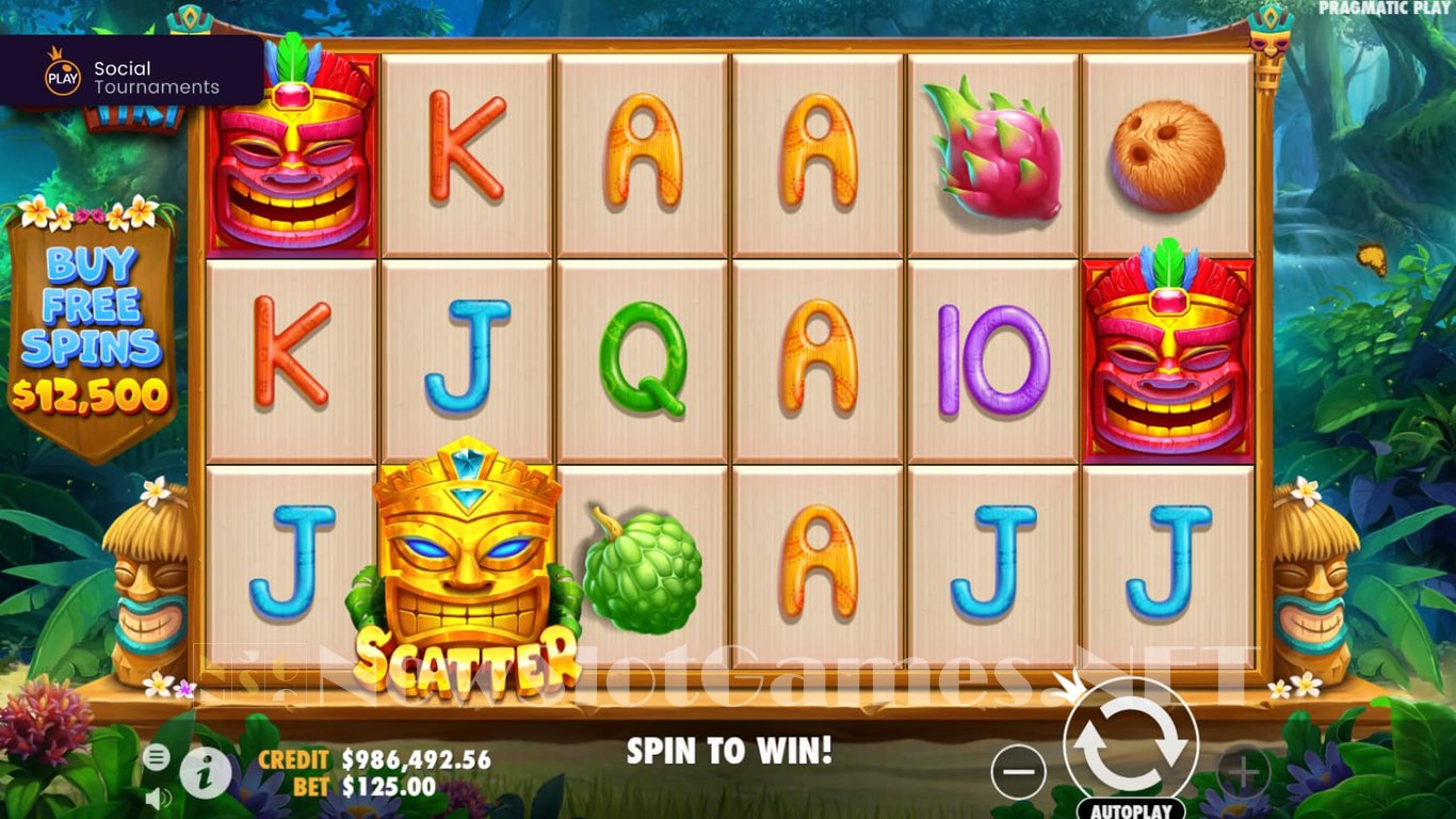 Tropical Tiki Slot Demo Image