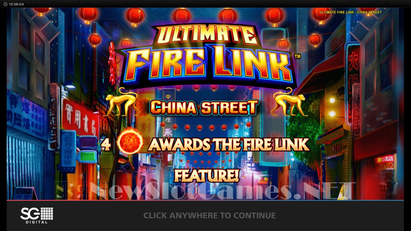 Ultimate Fire Link China Street Slot Demo Image
