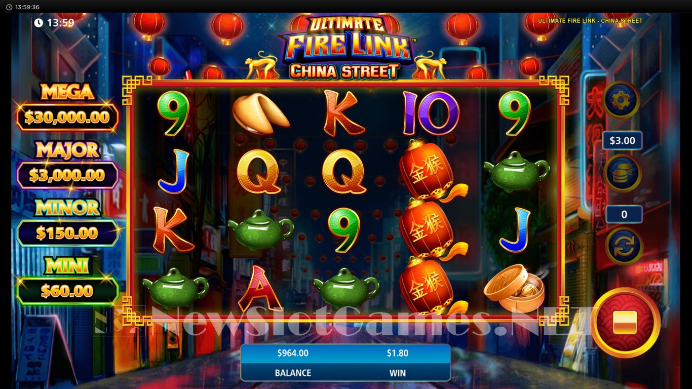 Ultimate Fire Link China Street Slot Slot Image in Demo - pic. 11