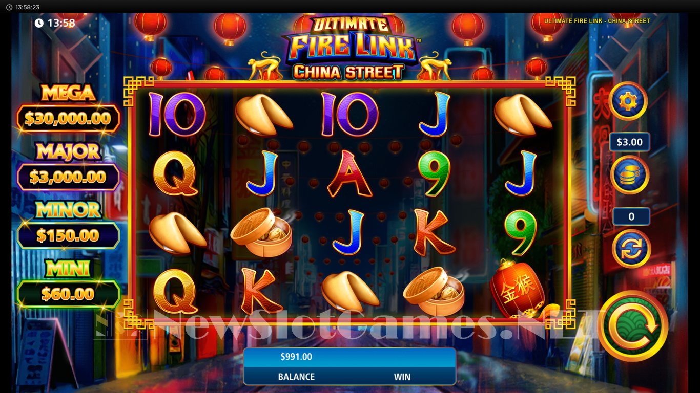 Ultimate Fire Link China Street Slot Slot Image in Demo - pic. 3