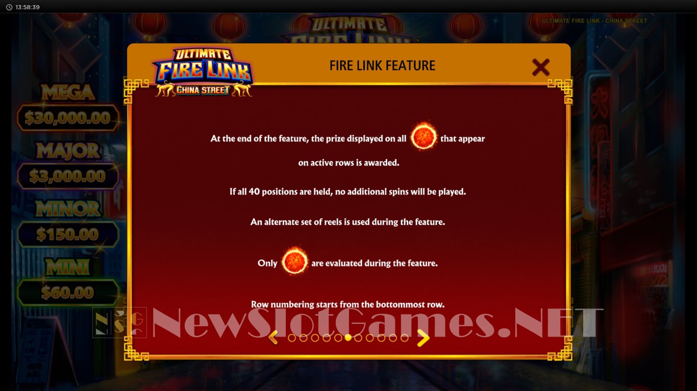 Ultimate Fire Link China Street Slot Slot Image in Demo - pic. 7