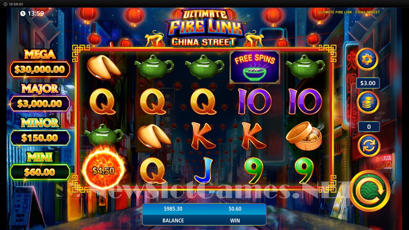 Ultimate Fire Link China Street Slot Slot Image in Demo - pic. 9