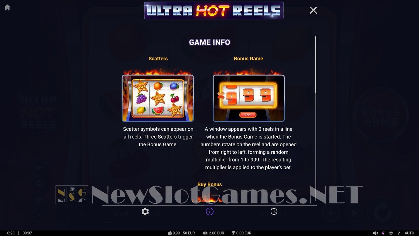 Ultra Hot Reels Slot Slot Image in Demo - pic. 4