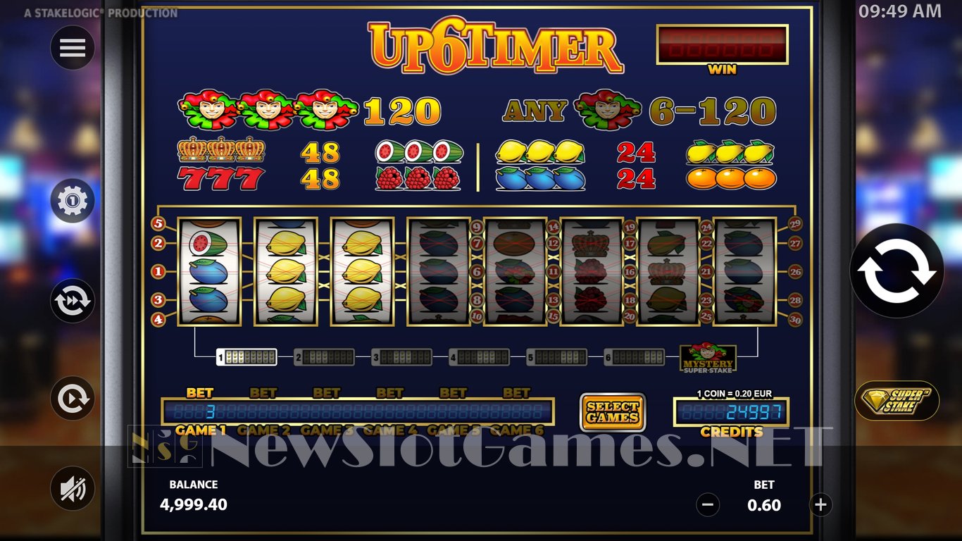 Up6Timer Slot Demo Image
