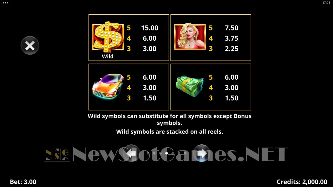 Vegas Cash Slot Slot Image in Demo - pic. 5