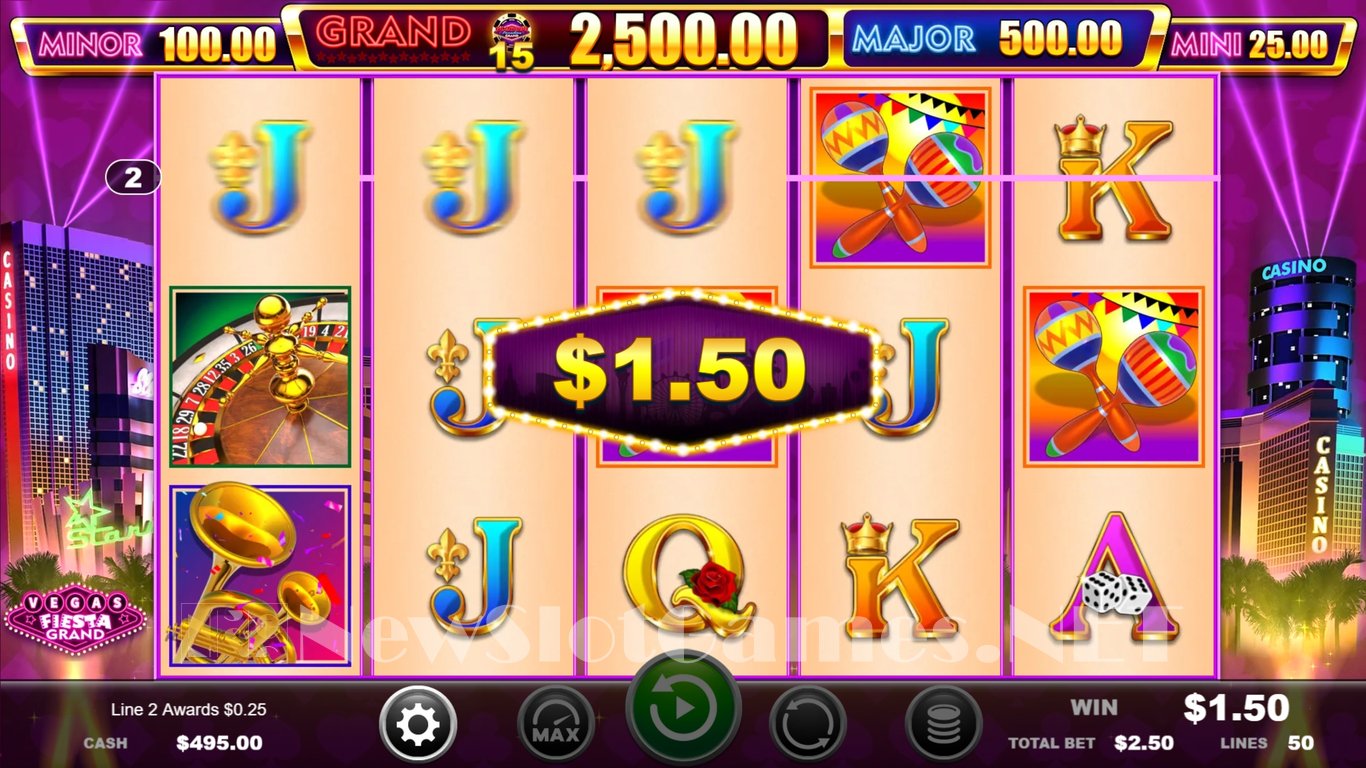 Vegas Fiesta Grand Slot Slot Image in Demo - pic. 3