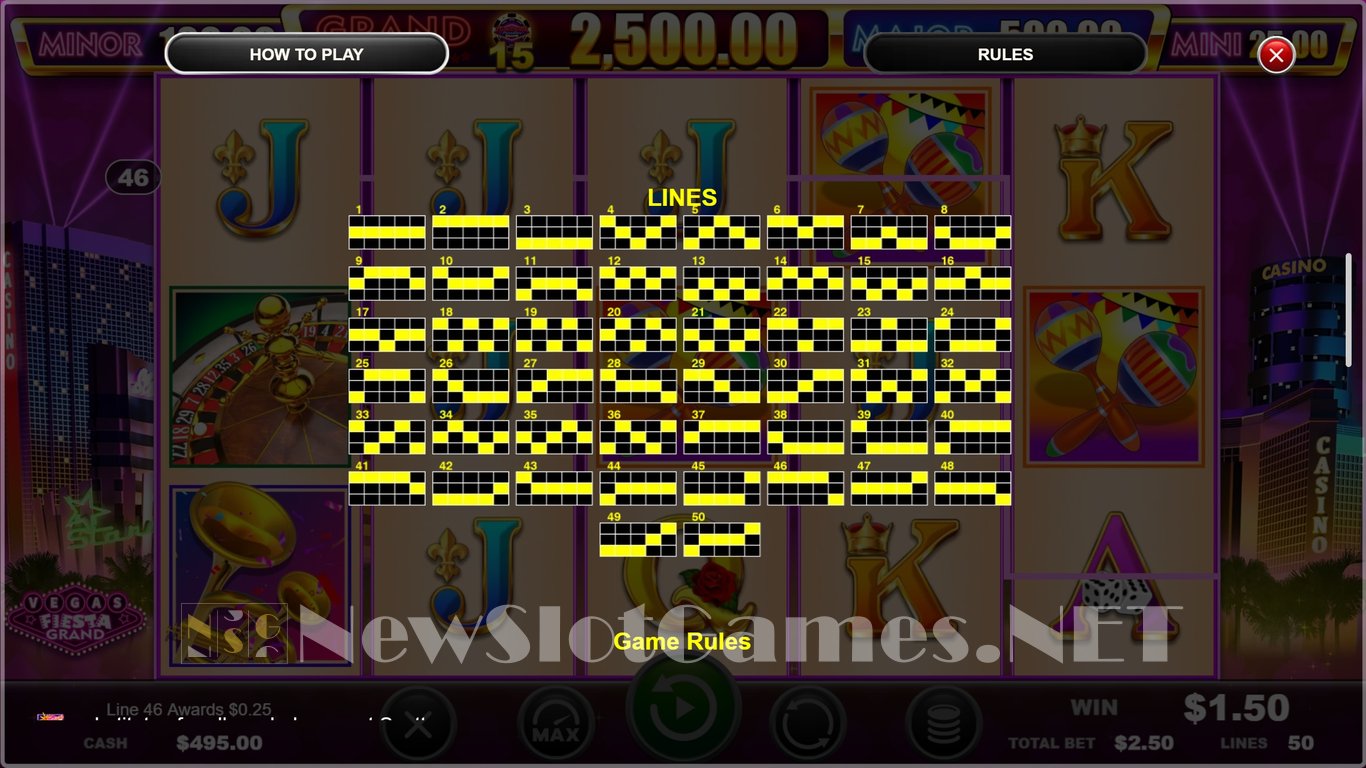 Vegas Fiesta Grand Slot Slot Image in Demo - pic. 5