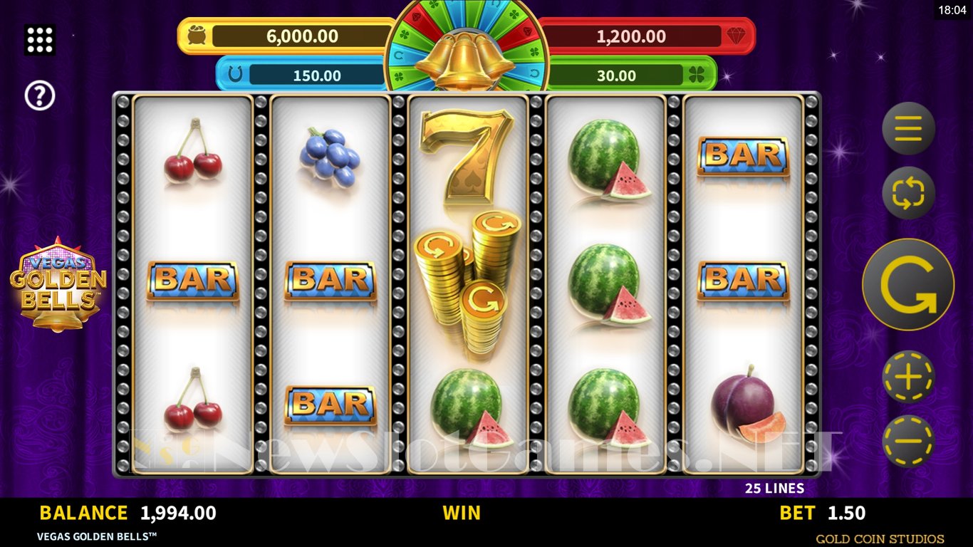 Vegas Golden Bells Slot Slot Image in Demo - pic. 10