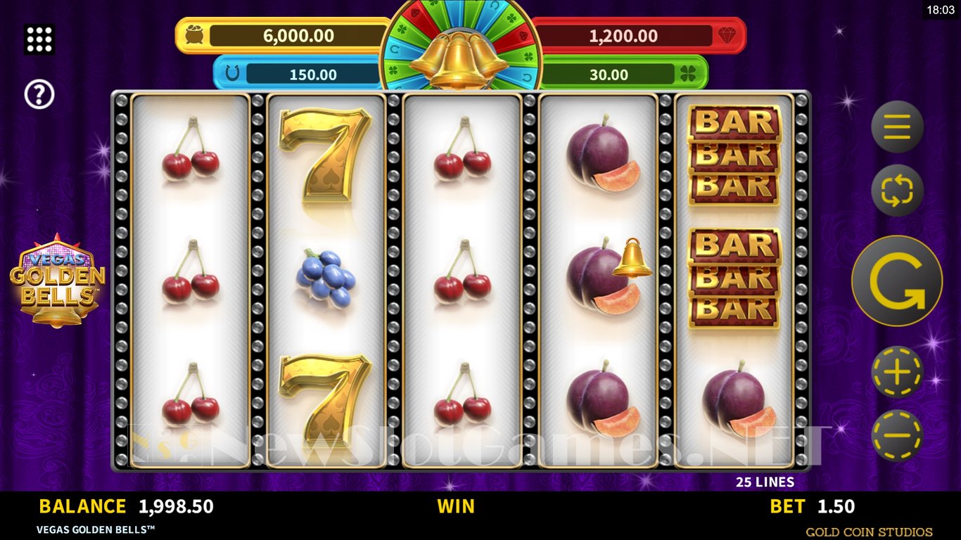 Vegas Golden Bells Slot Slot Image in Demo - pic. 2
