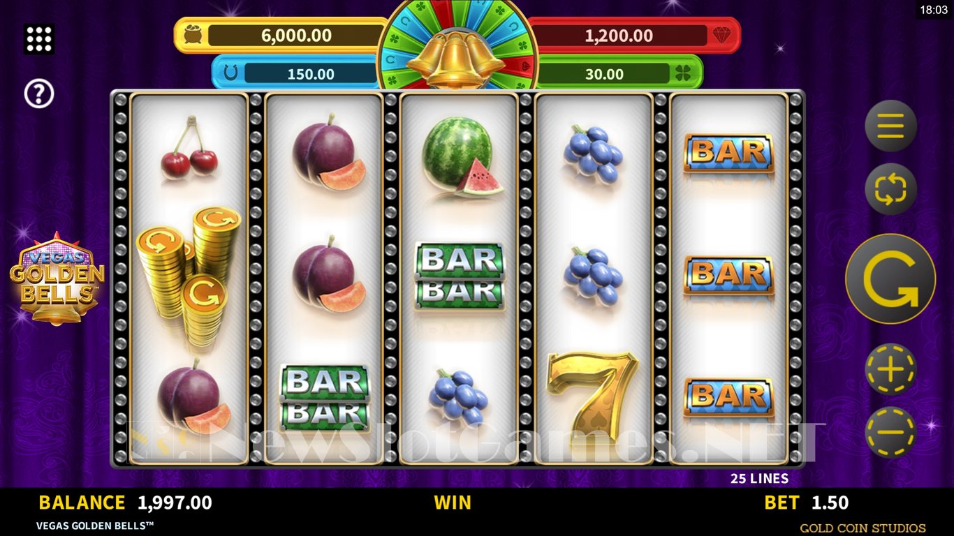 Vegas Golden Bells Slot Slot Image in Demo - pic. 3