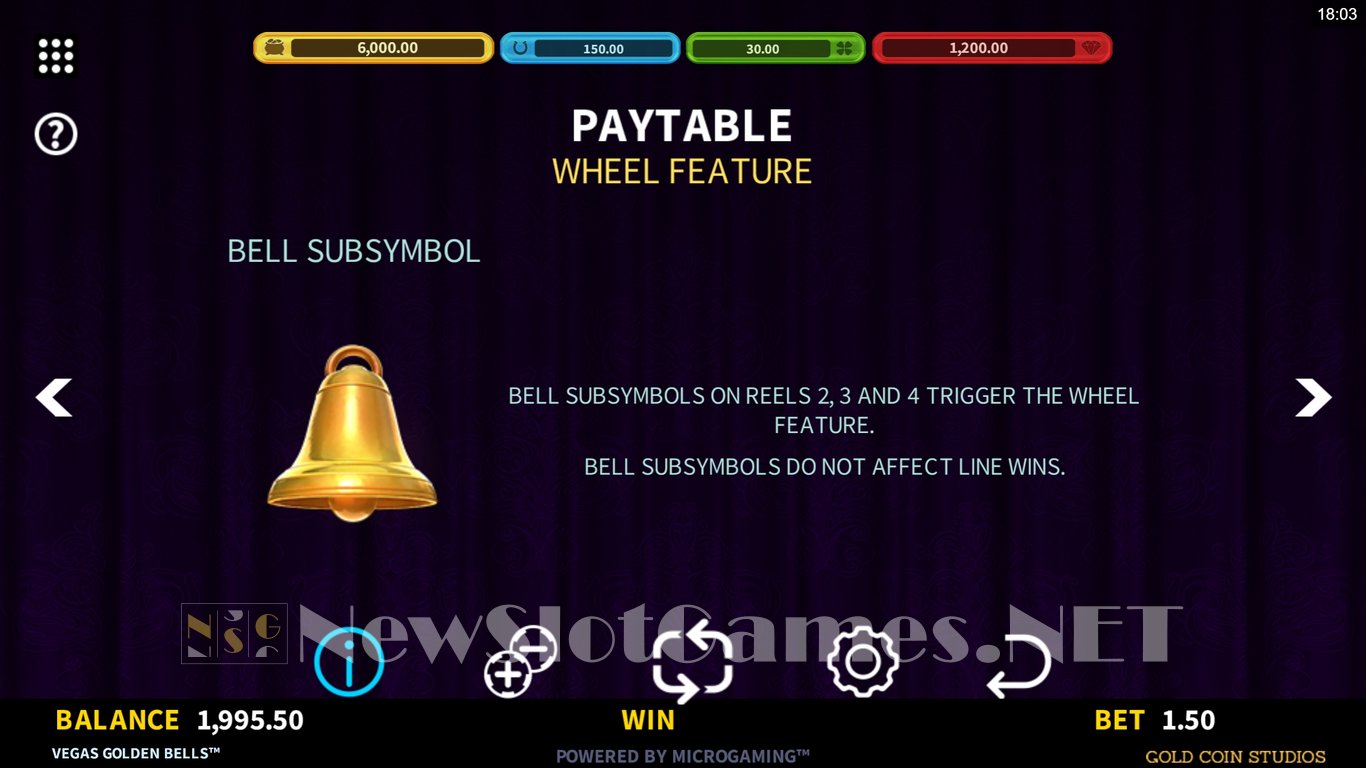 Vegas Golden Bells Slot Slot Image in Demo - pic. 7
