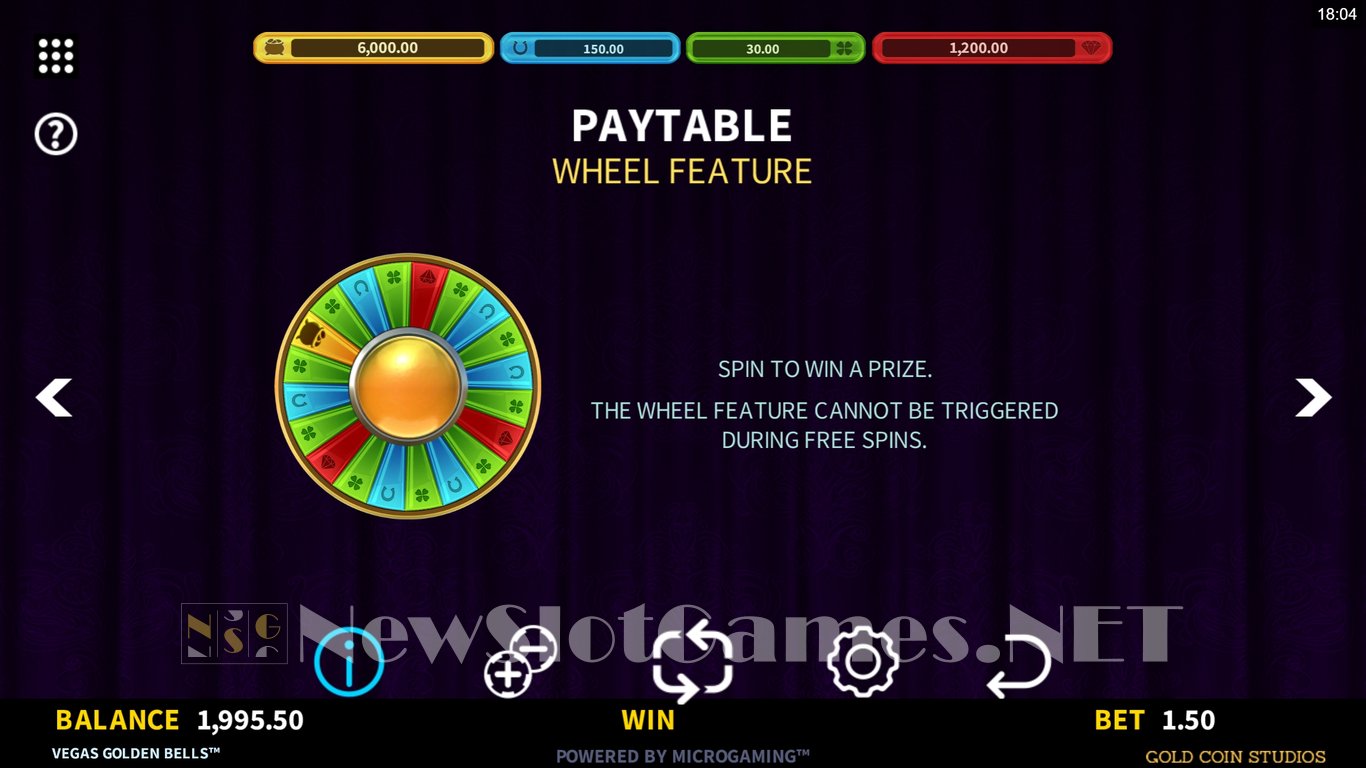 Vegas Golden Bells Slot Slot Image in Demo - pic. 8