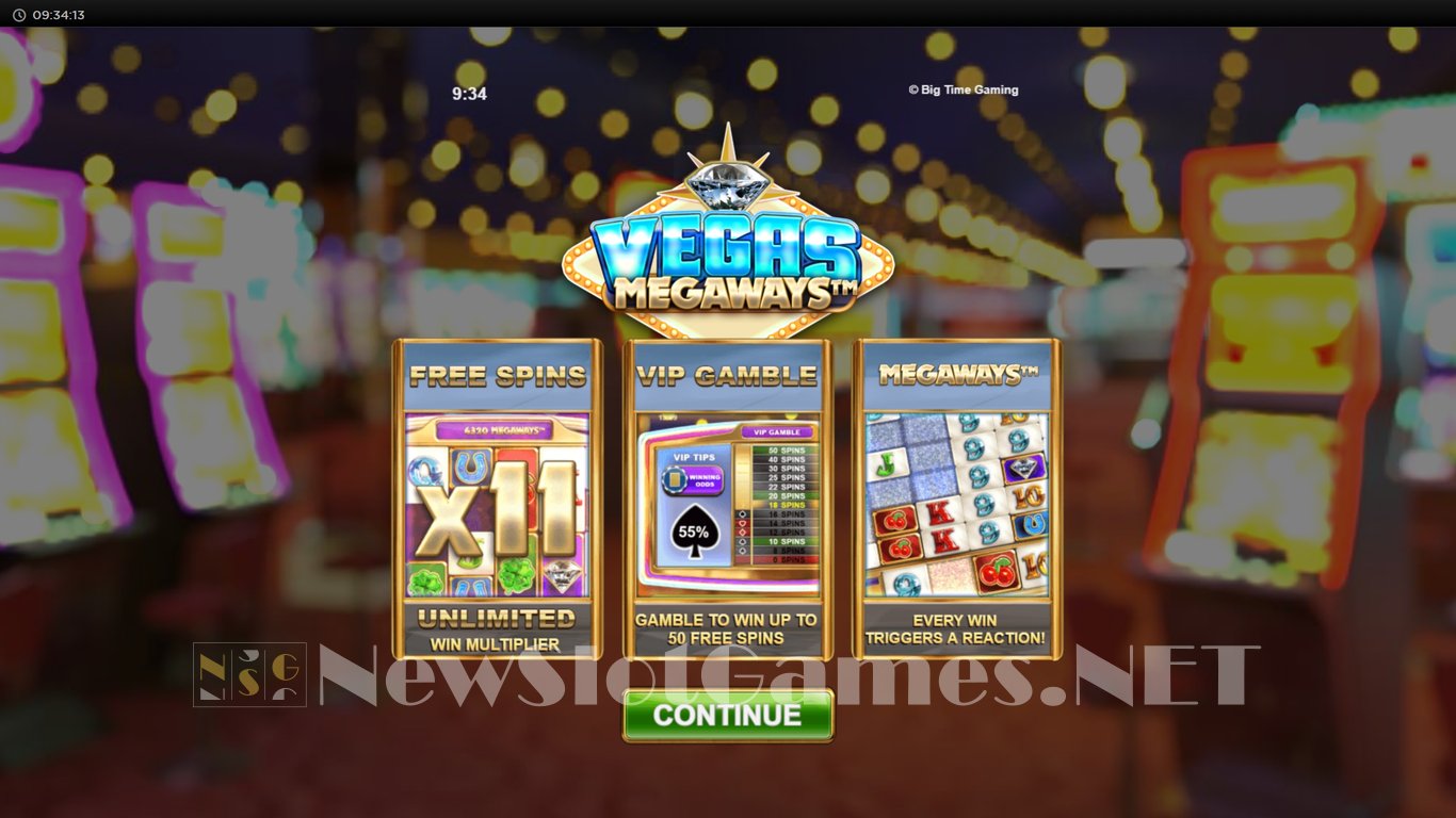 Vegas Megaways Slot Demo Image