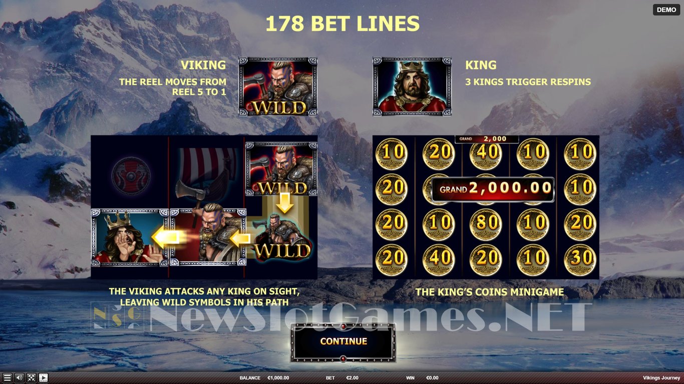 Vikings Journey Slot Demo Image