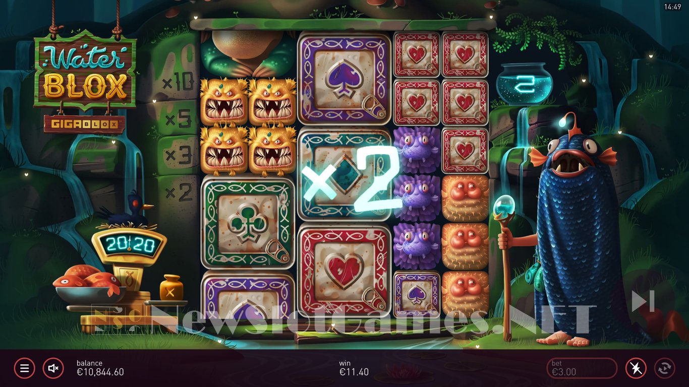 WaterBlox Gigablox Slot Slot Image in Demo - pic. 14