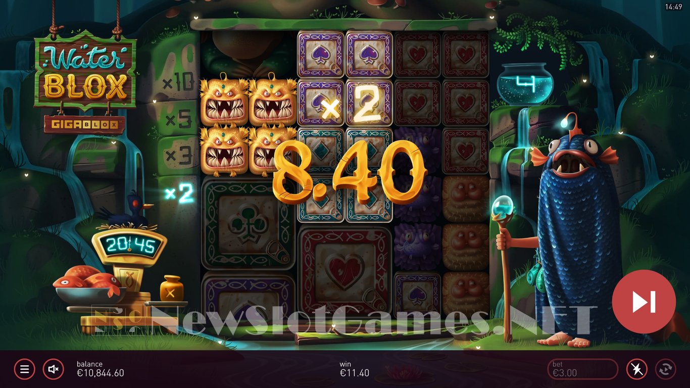 WaterBlox Gigablox Slot Slot Image in Demo - pic. 15