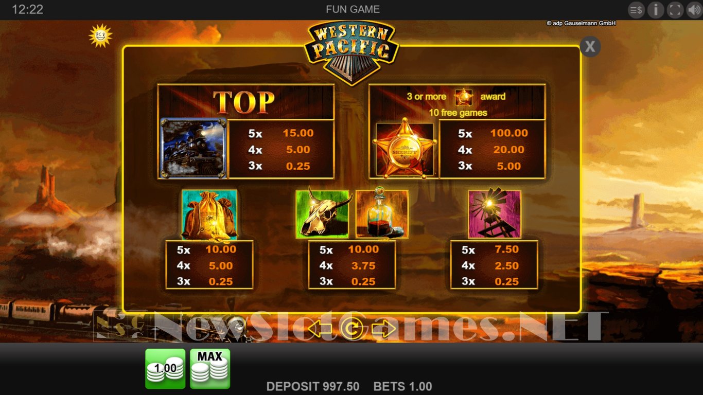 Western Pacific Slot Slot Image in Demo - pic. 4