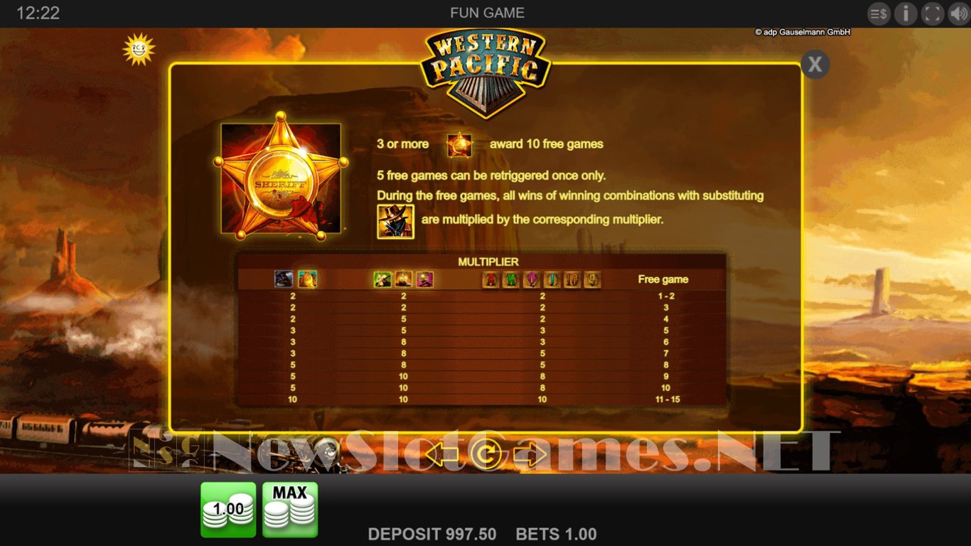 Western Pacific Slot Slot Image in Demo - pic. 6