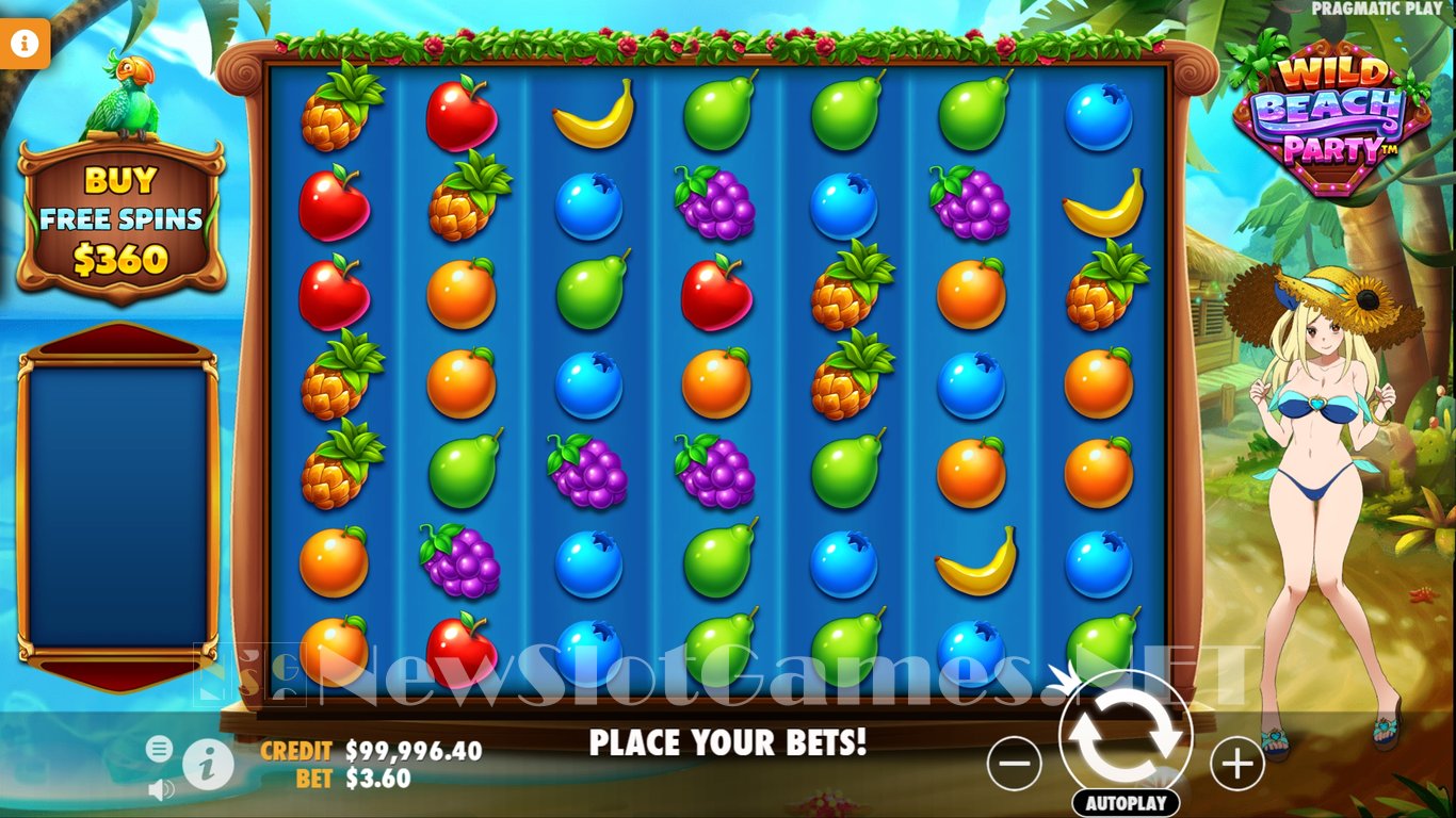 Wild Beach Party Slot Demo Image