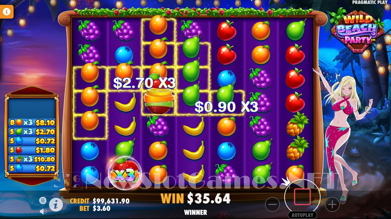 Wild Beach Party Slot Slot Image in Demo - pic. 10