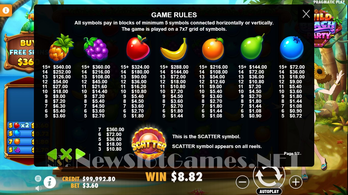 Wild Beach Party Slot Slot Image in Demo - pic. 3