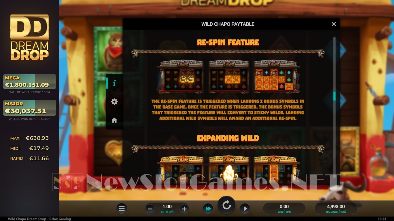 Wild Chapo 2 Dream Drop Slot Slot Image in Demo - pic. 7