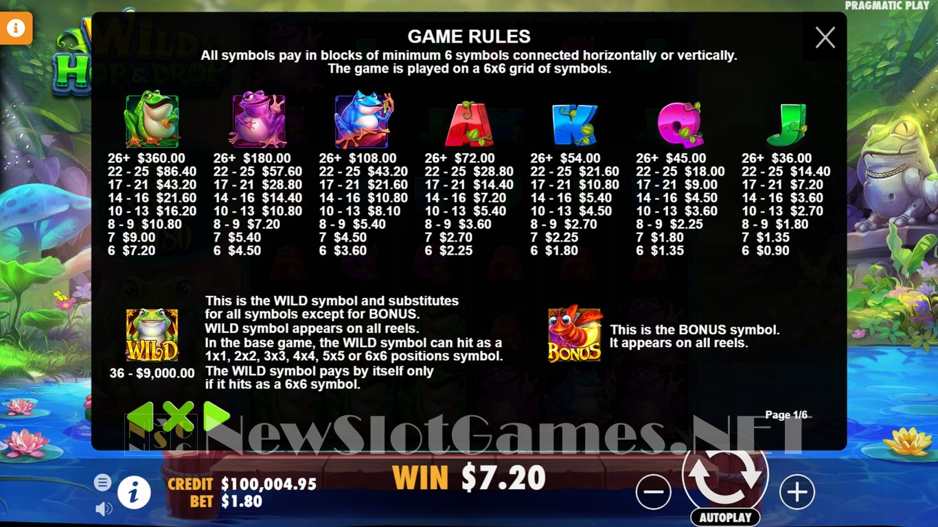 Wild Hop & Drop Slot Slot Image in Demo - pic. 4