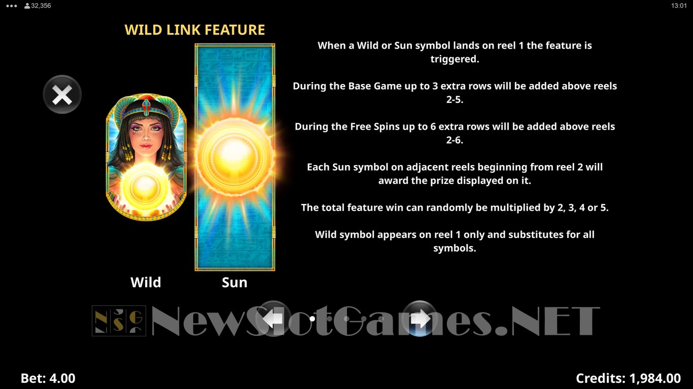Wild Link Cleopatra Slot Slot Image in Demo - pic. 4
