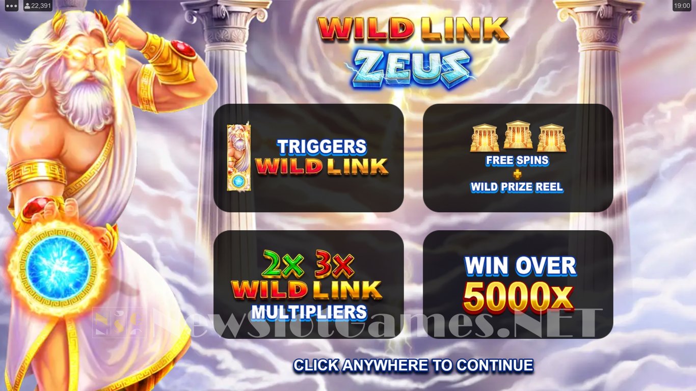 Wild Link Zeus Slot Demo Image