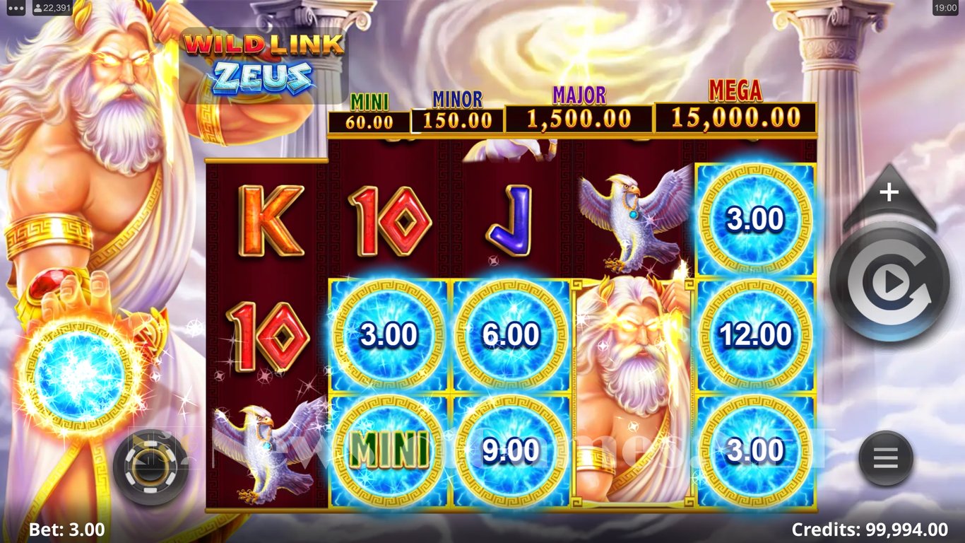 Wild Link Zeus Slot Slot Image in Demo - pic. 3