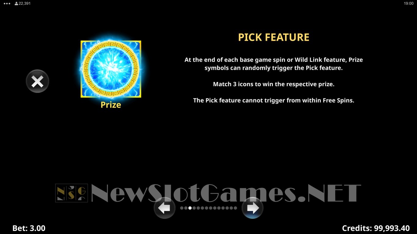 Wild Link Zeus Slot Slot Image in Demo - pic. 5