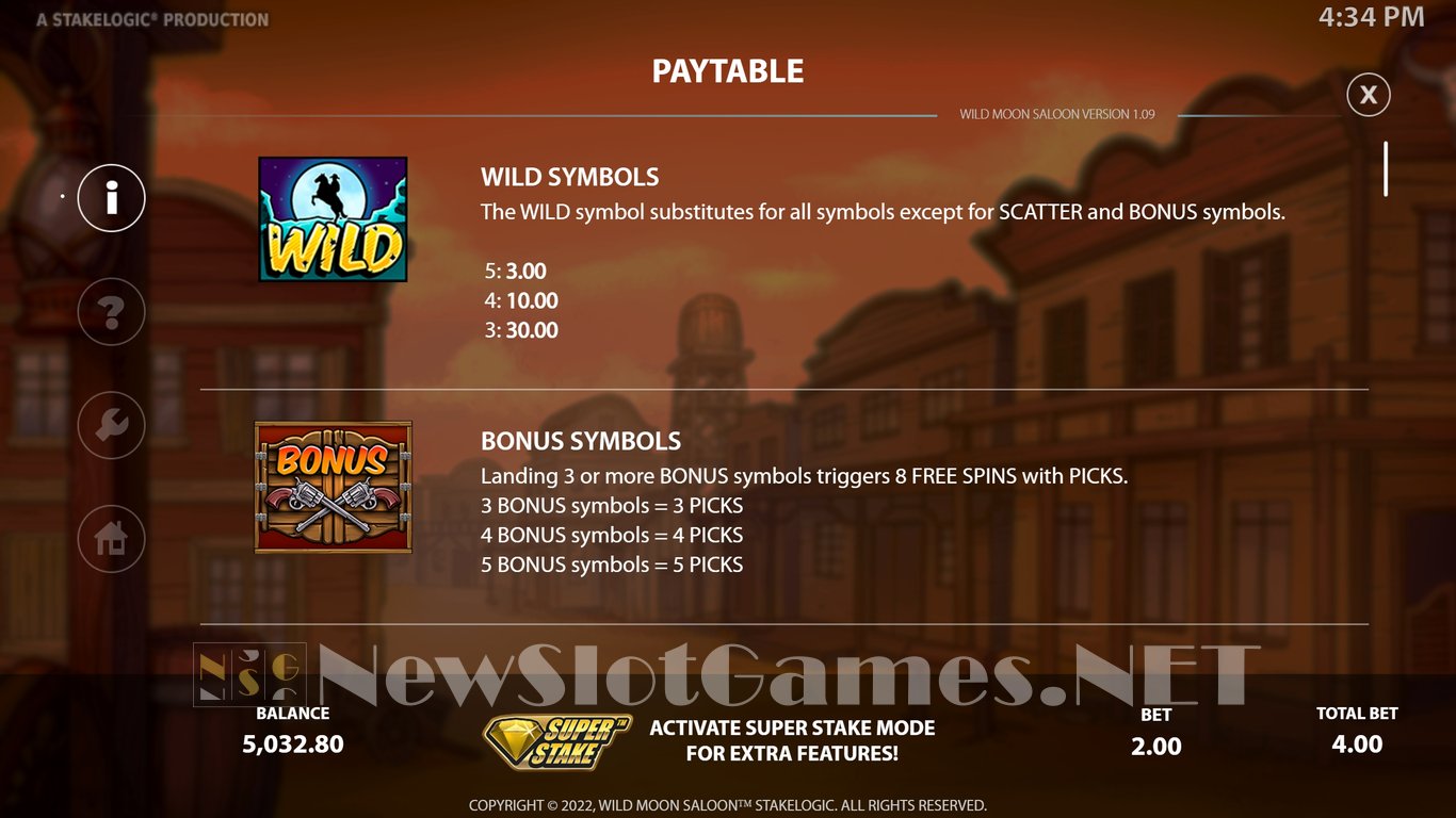 Wild Moon Saloon Slot Slot Image in Demo - pic. 6