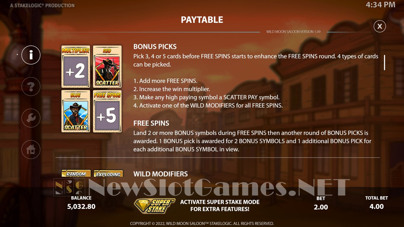 Wild Moon Saloon Slot Slot Image in Demo - pic. 7