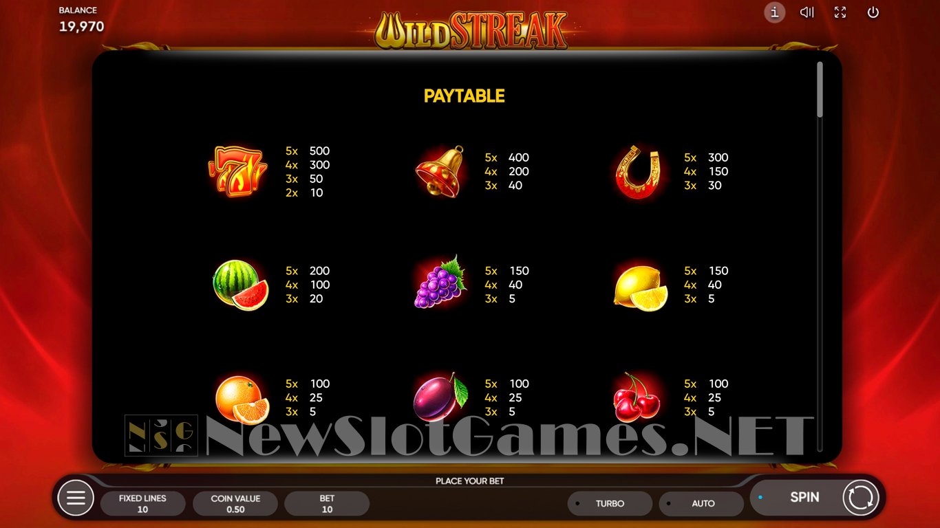 Wild Streak Slot Slot Image in Demo - pic. 3