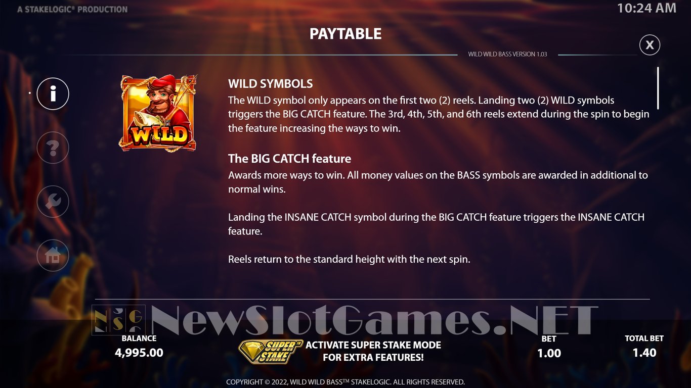 Wild Wild Bass Slot Slot Image in Demo - pic. 5