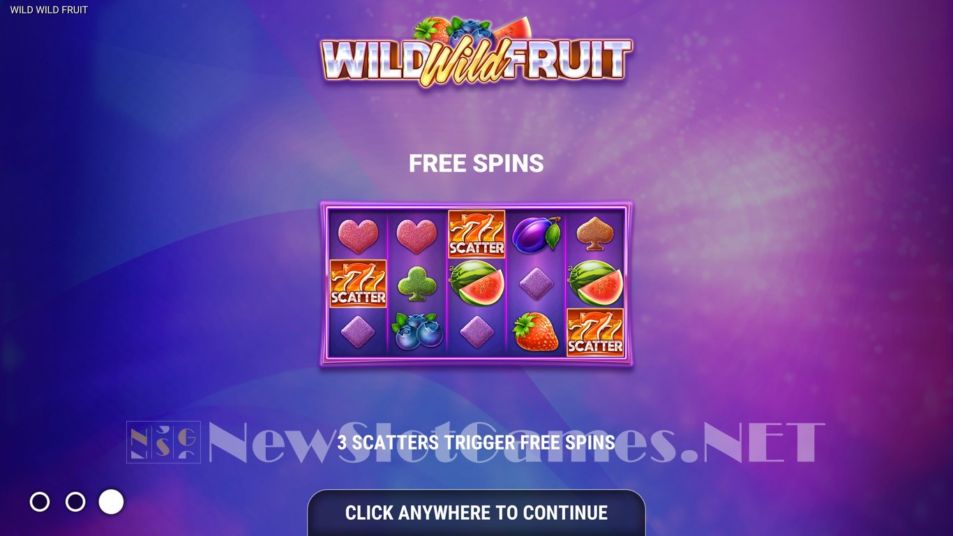 Wild Wild Fruit Slot Demo Image