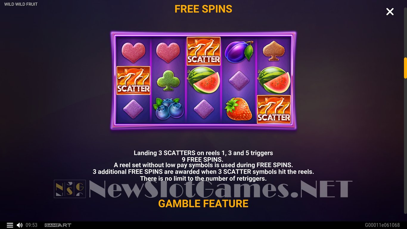 Wild Wild Fruit Slot Slot Image in Demo - pic. 7