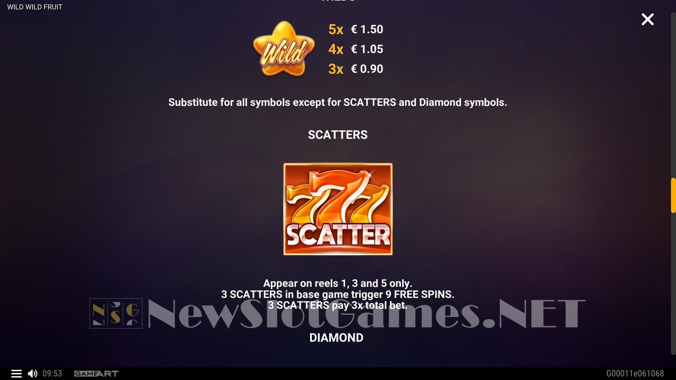 Wild Wild Fruit Slot Slot Image in Demo - pic. 8