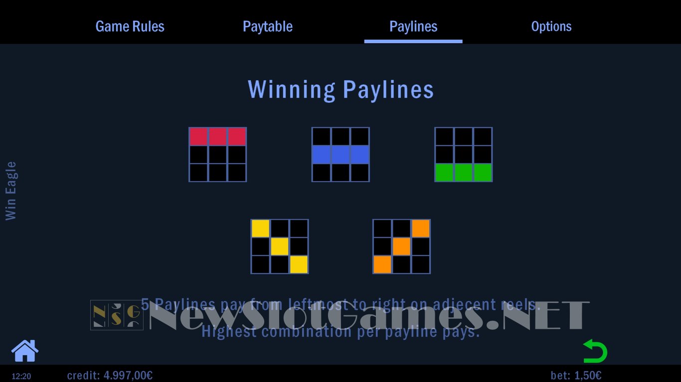 Win Eagle Slot Slot Image in Demo - pic. 6