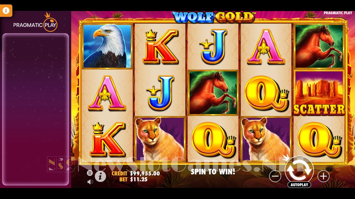 Wolf Gold Power Jackpot Slot Demo Image