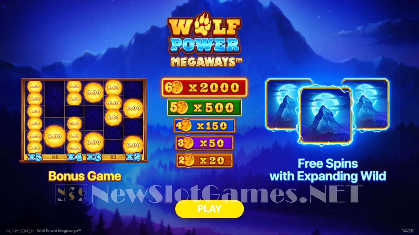 Wolf Power Megaways Slot Demo Image