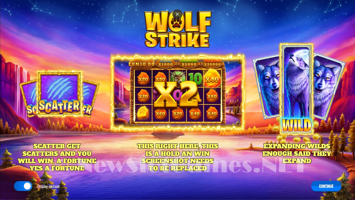 Wolf Strike Slot Demo Image