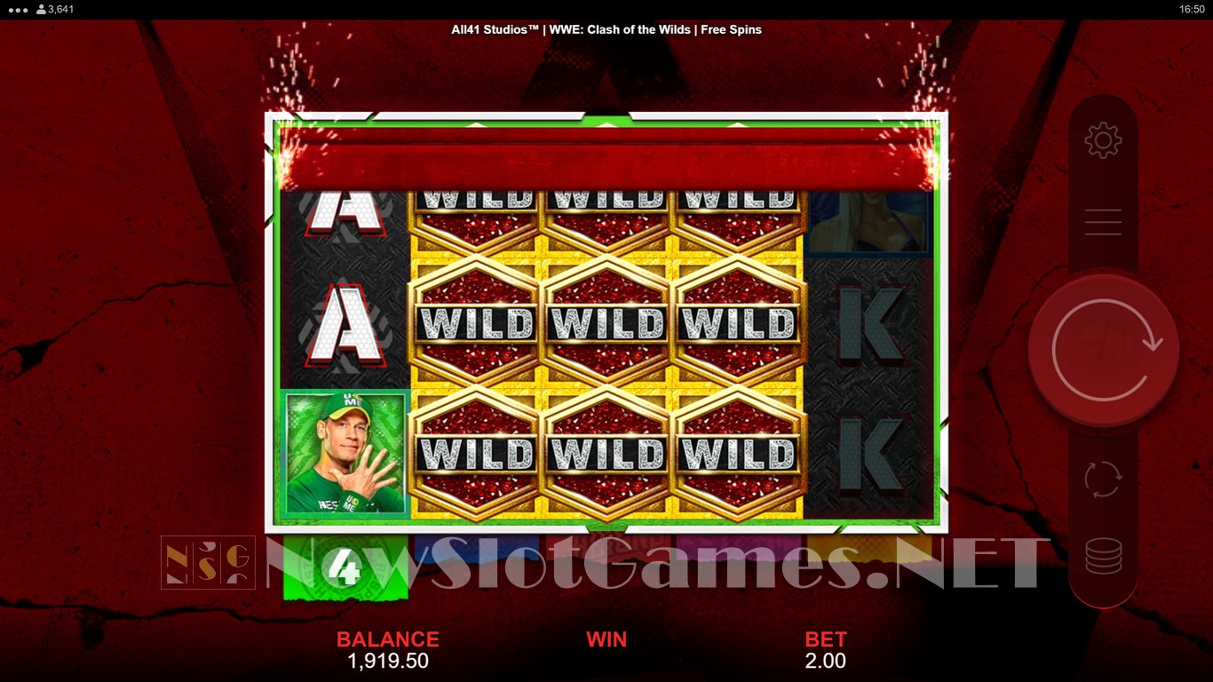 WWE Clash of the Wilds Slot Slot Image in Demo - pic. 11