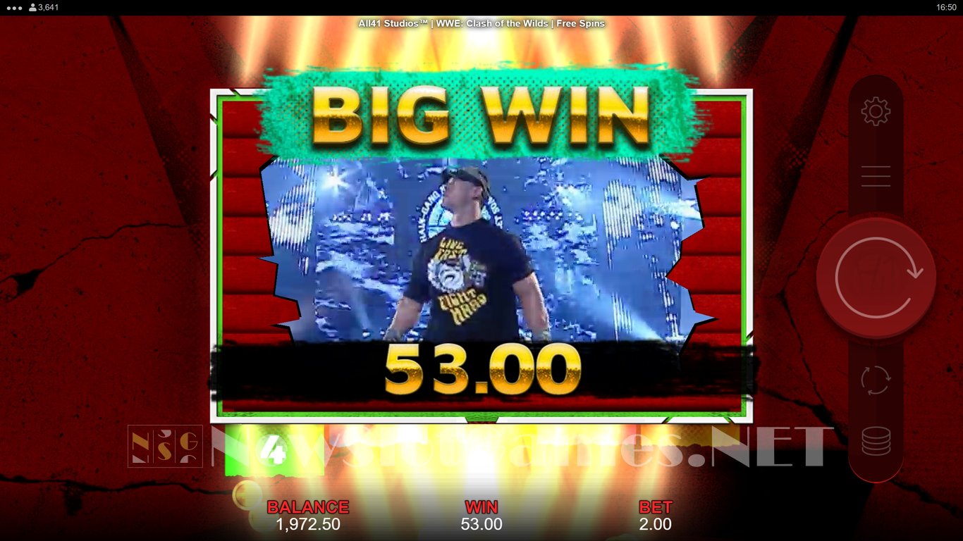 WWE Clash of the Wilds Slot Slot Image in Demo - pic. 12