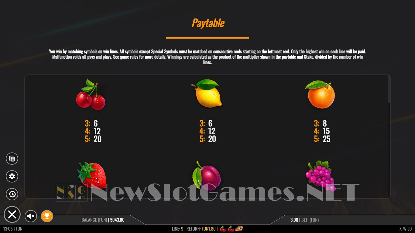 X-WILD Slot Slot Image in Demo - pic. 8