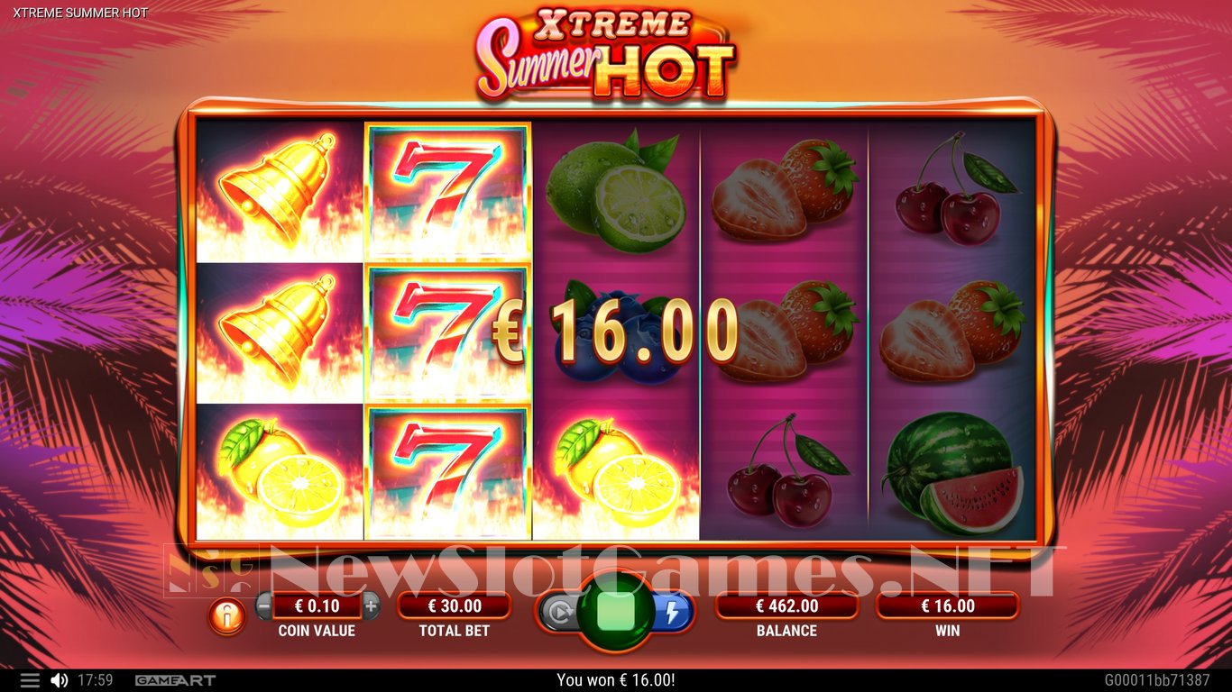 Xtreme Summer Hot Slot Slot Image in Demo - pic. 11