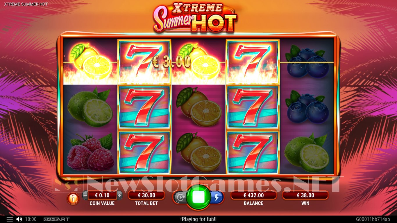 Xtreme Summer Hot Slot Slot Image in Demo - pic. 17