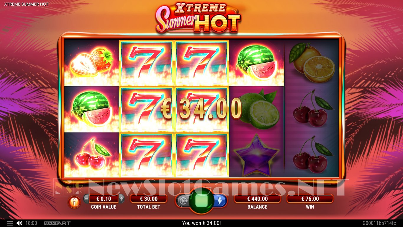 Xtreme Summer Hot Slot Slot Image in Demo - pic. 18