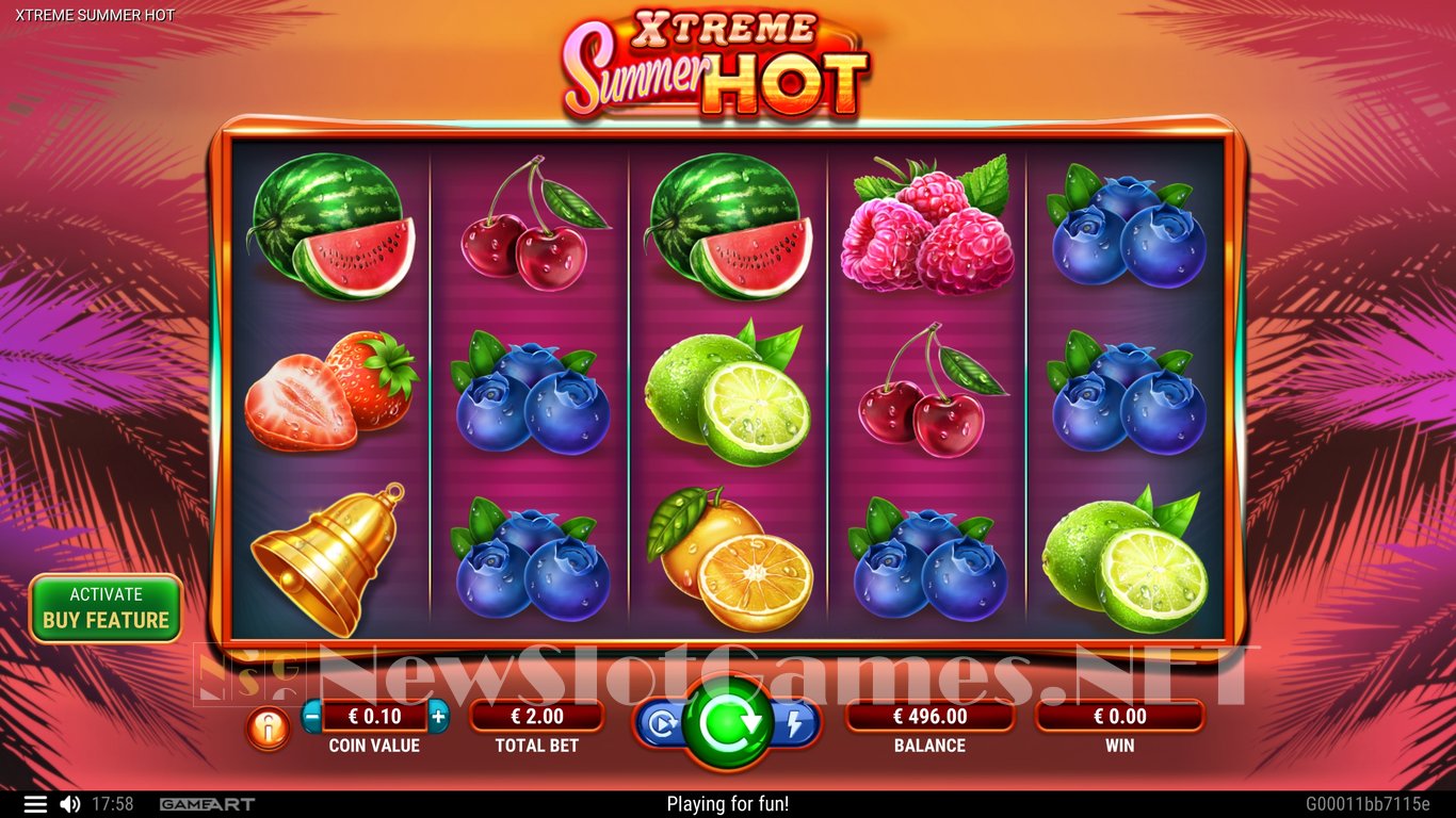 Xtreme Summer Hot Slot Slot Image in Demo - pic. 3