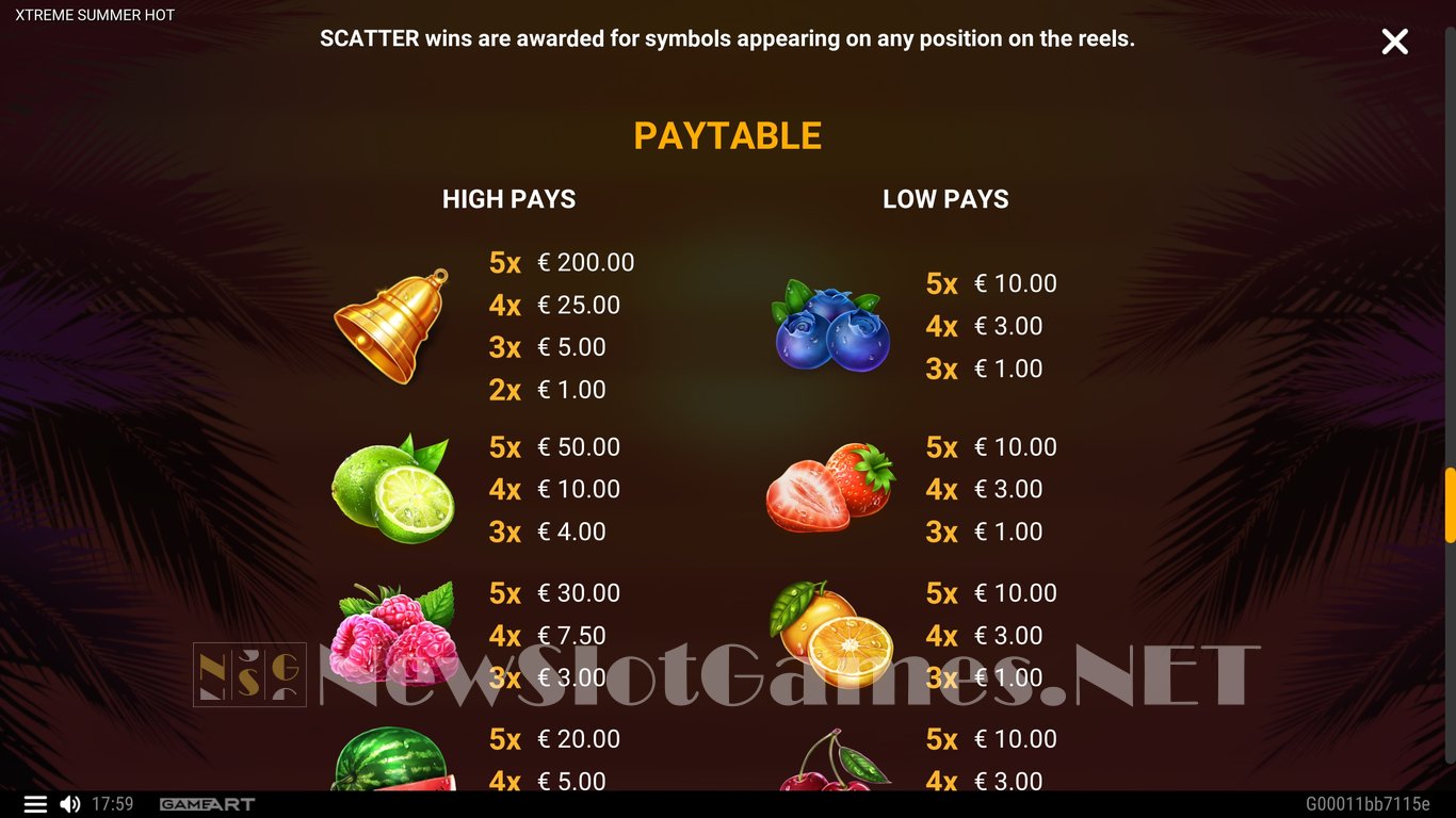 Xtreme Summer Hot Slot Slot Image in Demo - pic. 7